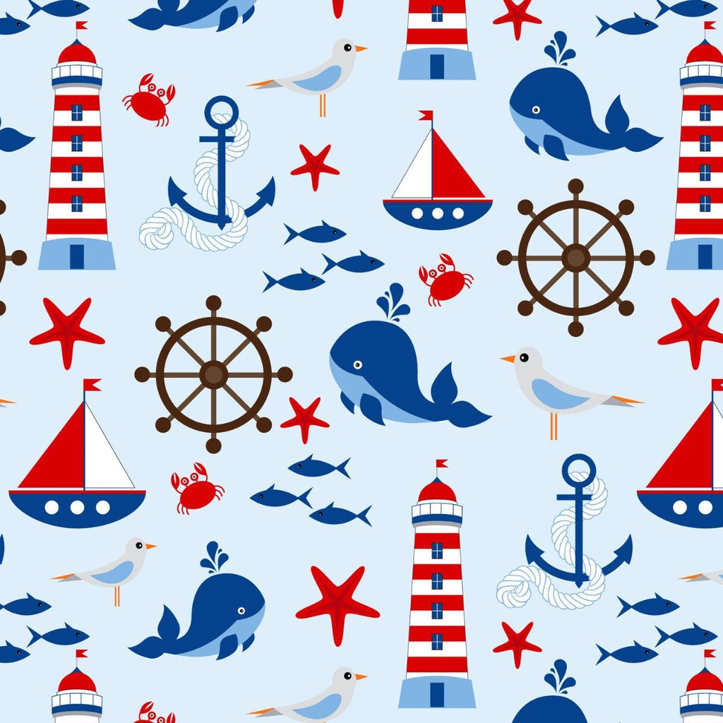 Anchors Away Girl Romper