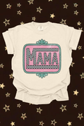 Checkered Mama Graphic Tee