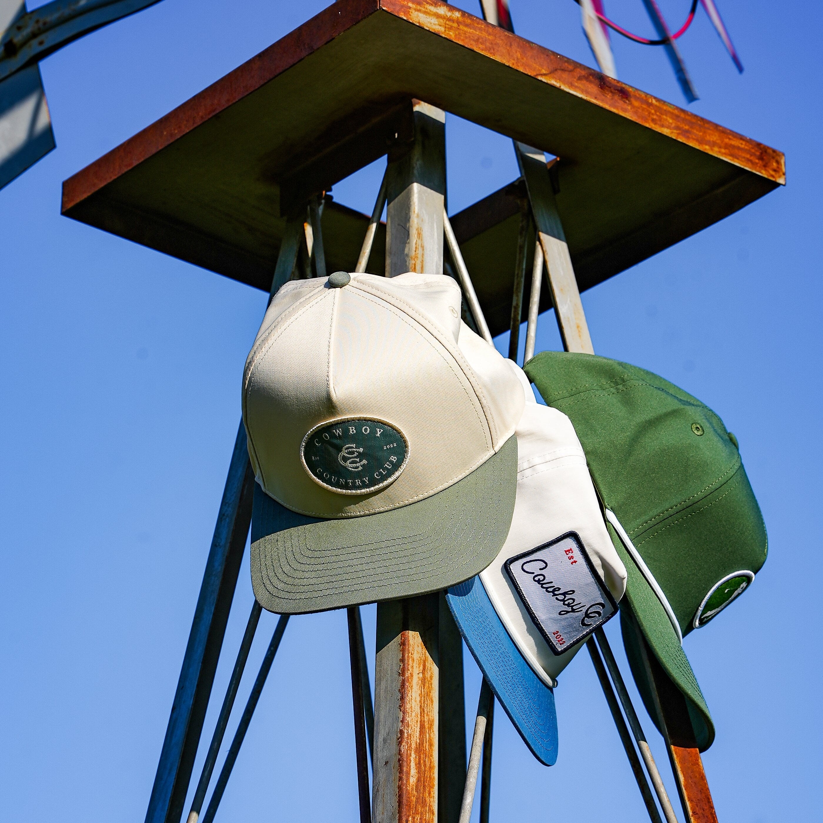 Two Tone Cotton Hat Brown